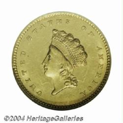 1854 G$1 Type Two MS62 NGC.