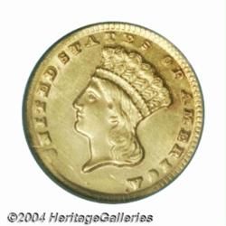 1861-D G$1 MS61 PCGS.