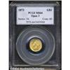 Image 1 : 1873 G$1 Open 3 MS64 PCGS.