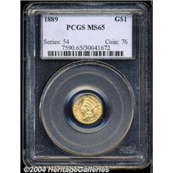 1889 G$1 MS65 PCGS.