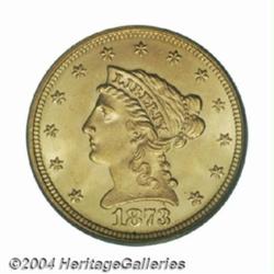 1873 $2 1/2 Open 3 MS65 PCGS.