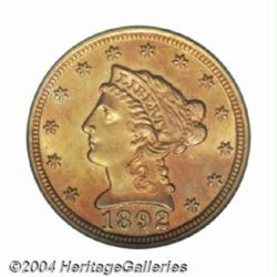 1892 $2 1/2 MS63 PCGS.