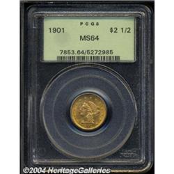 1901 $2 1/2 MS64 PCGS.