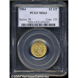 1904 $2 1/2 MS63 PCGS.