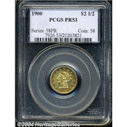 1900 $2 1/2 PR53 PCGS.