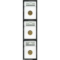 1908 $2 1/2 AU50 ANACS,