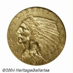 1911-D $2 1/2 AU55 ANACS.