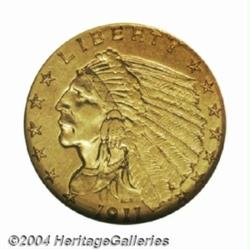 1911-D $2 1/2 AU58 NGC.