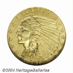 1911-D $2 1/2 MS60 NGC.