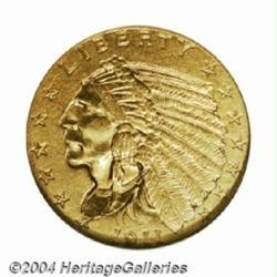 1911-D $2 1/2 MS61 NGC.