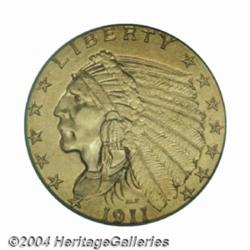 1911-D $2 1/2 MS63 PCGS.