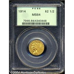 1914 $2 1/2 MS64 PCGS.