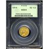 Image 1 : 1914 $2 1/2 MS64 PCGS.
