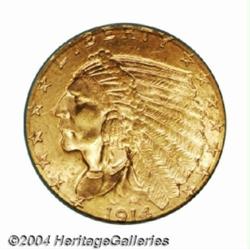 1914-D $2 1/2 MS64 PCGS.