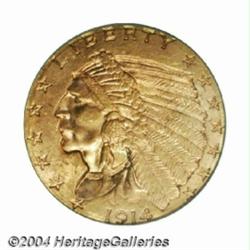 1914-D $2 1/2 MS64 PCGS.