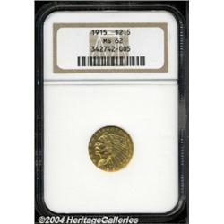 1915 $2 1/2 MS62 NGC.