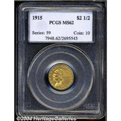 1915 $2 1/2 MS62 PCGS.
