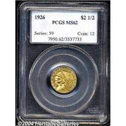 1926 $2 1/2 MS62 PCGS.