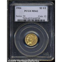 1926 $2 1/2 MS62 PCGS.