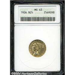 1926 $2 1/2 MS63 ANACS.