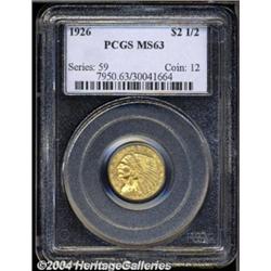 1926 $2 1/2 MS63 PCGS.