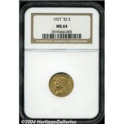 1927 $2 1/2 MS64 NGC.