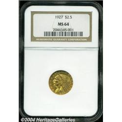 1927 $2 1/2 MS64 NGC.