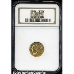 1928 $2 1/2 MS63 NGC.