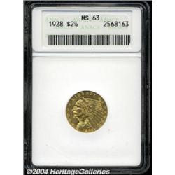 1928 $2 1/2 MS63 ANACS.