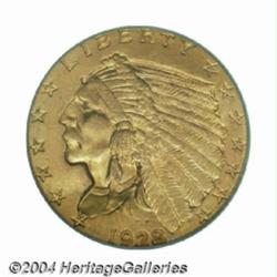 1928 $2 1/2 MS65 PCGS.