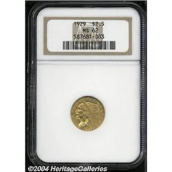 1929 $2 1/2 MS62 NGC.