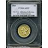 Image 3 : 1867 $5 AU55 PCGS.