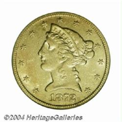 1872-CC $5 XF45 PCGS.