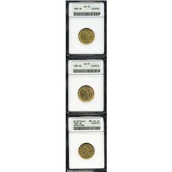 1899 $5 --Scratched--ANACS, AU Details, Net XF45,