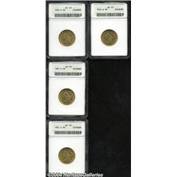 1901-S $5 AU50 ANACS,