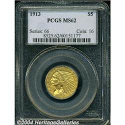 1913 $5 MS62 PCGS.