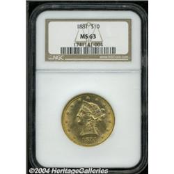 1881 $10 MS63 NGC.