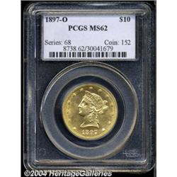 1897-O $10 MS62 PCGS.