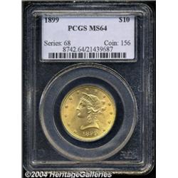 1899 $10 MS64 PCGS.