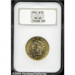 1901 $10 MS63 NGC.