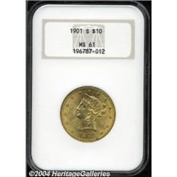 1901-S $10 MS61 NGC.