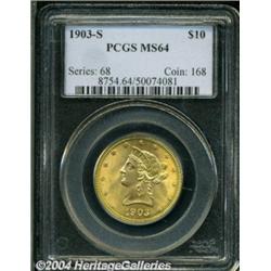 1903-S $10 MS64 PCGS.