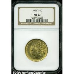 1911 $10 MS63 NGC.