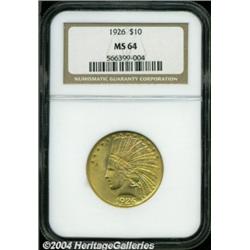 1926 $10 MS64 NGC.