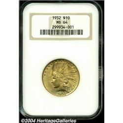 1932 $10 MS64 NGC.