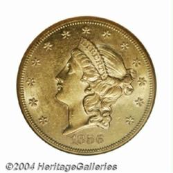 1856-S $20 AU58 NGC.