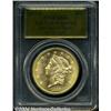 Image 3 : 1857-S $20 Spiked Shield MS63 PCGS.