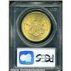 Image 4 : 1861 $20 MS62 PCGS.