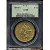 Image 1 : 1864-S $20 XF45 PCGS.