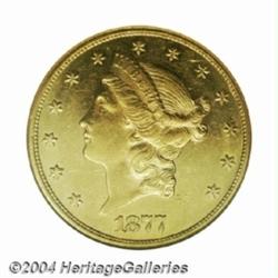 1877-CC $20 AU58 NGC.